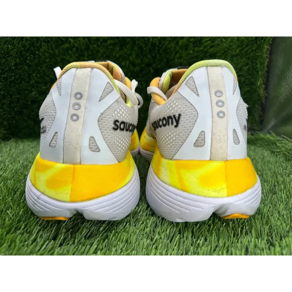 Saucony Endorphin Trainer S20996-130 Athletic Sneaker Men 8.5 White Mesh Running